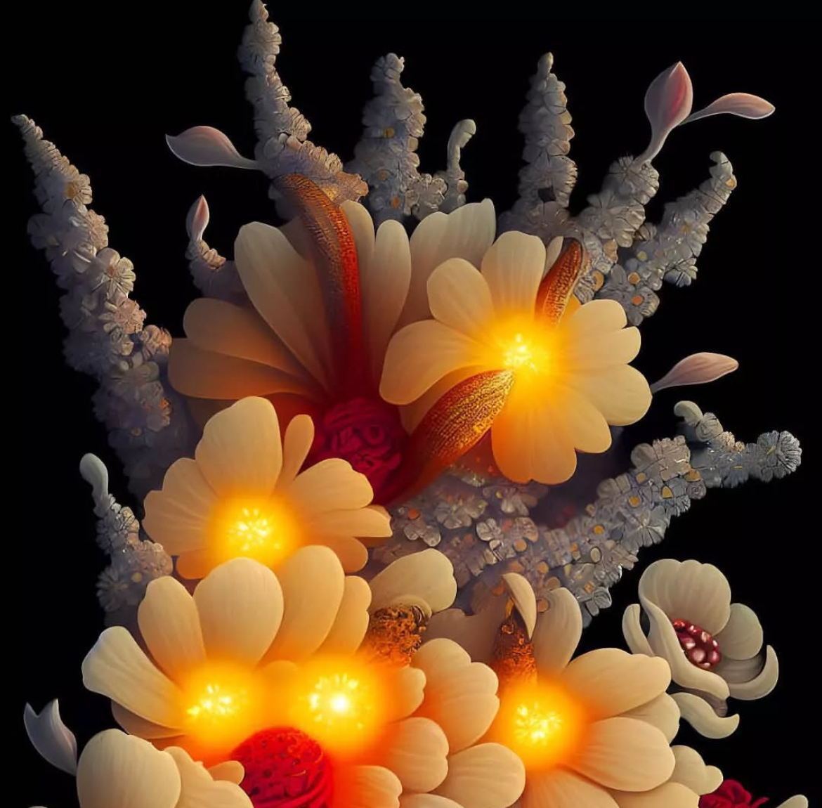 Light flowers 